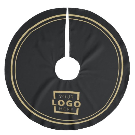 Elegant voor Logo kerst van aangepast bedrijf Kerstboom Rok (Voorkant)
