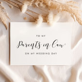 Elegant voor mijn ouders in de wet trouwdag kaart