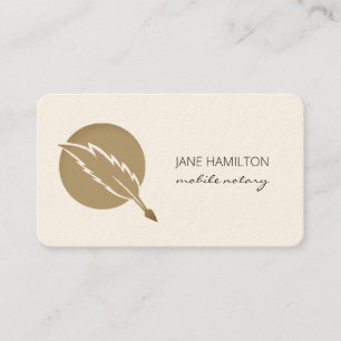 Elegant voor notaristekenaar visitekaartje