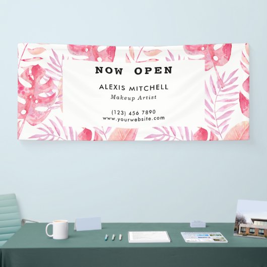Elegant voor zaken met Tropical Interior Designer Spandoek (Beurs)