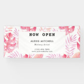 Elegant voor zaken met Tropical Interior Designer Spandoek (Horizontaal)