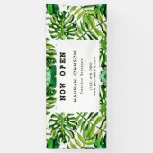 Elegant voor zaken met Tropical Interior Designer Spandoek (Verticaal)