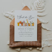 Elegant Voorraad De Bar Koppels Douche Uitnodiging