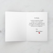 Elegant voorstel voor de foto-peetvader kaart (Binnen)