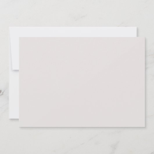 Elegant vormelijk modern Klassiek Gold Orchid Wedd Save The Date (Achterkant)