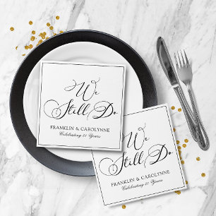 Elegant Vow Renewal Jubileum Servet