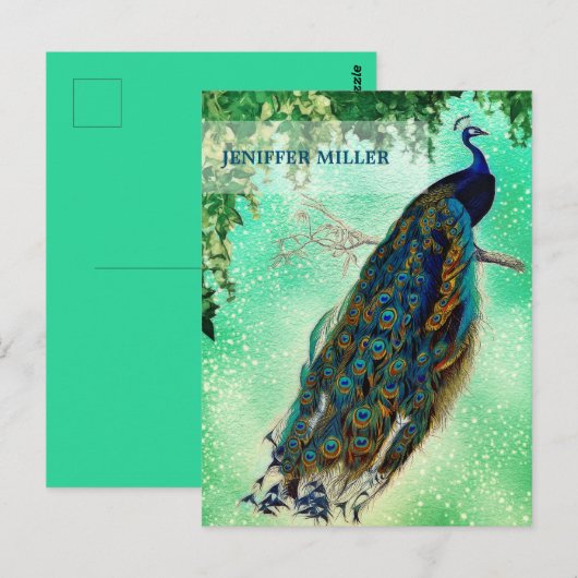 Elegant  vredeswerk briefkaart (Voorkant / Achterkant)