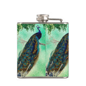 Elegant  vredeswerk heupfles (Achterkant)