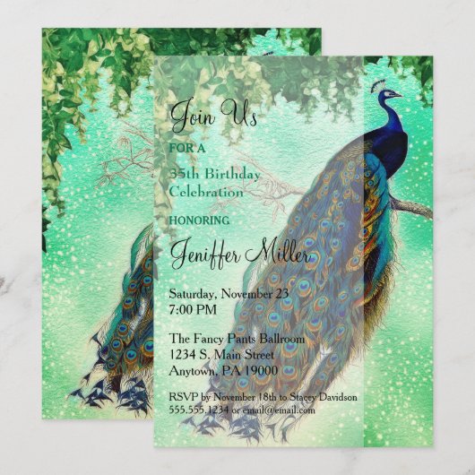 Elegant  vredeswerk kaart (Voorkant / Achterkant)