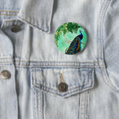 Elegant  vredeswerk ronde button 5,7 cm (In situ)