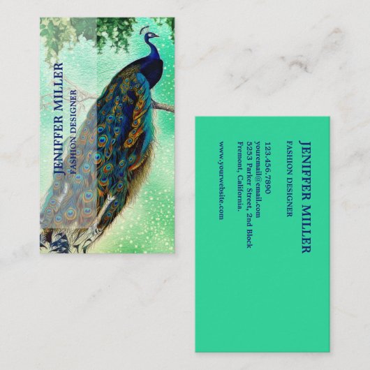 Elegant  vredeswerk visitekaartje (Voorkant / Achterkant)