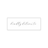 Elegant vriendelijk leveren aan bruiloft envelop  zelfinktende stempel (Design)