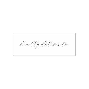 Elegant vriendelijk leveren aan bruiloft envelop  zelfinktende stempel