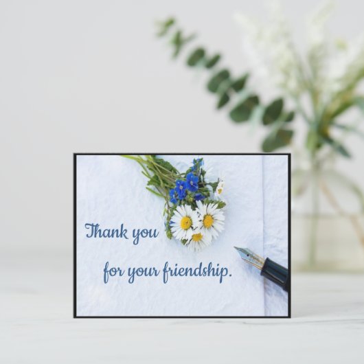 Elegant vriendschaps Briefkaart (Staand voorkant)