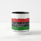 Elegant VRIJ INDERDAAD Christelijk Juneteenth Mok (Midden)