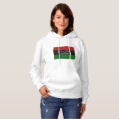 Elegant VRIJ INDERDAAD JUNETEENTH Hoodie (Voorkant volledig)