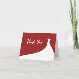 Elegant Vrijgezellenfeest Bedankt rood