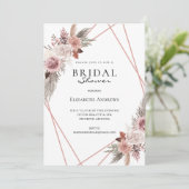 Elegant Vrijgezellenfeest Boho Kaart (Staand voorkant)