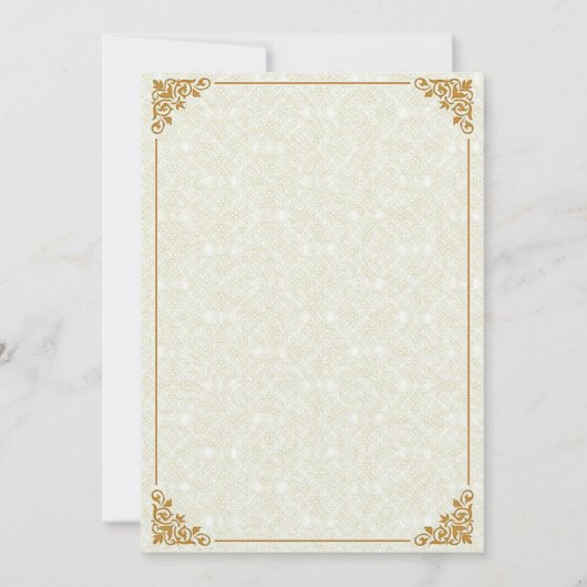 Elegant vrijgezellenfeest brunch uitnodigen bedankkaart (Achterkant)