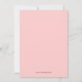 Elegant Vrijgezellenfeest Card Kaart (Achterkant)