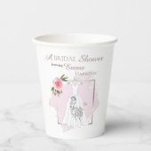 Elegant Vrijgezellenfeest Cup Papieren Bekers (Voorkant)