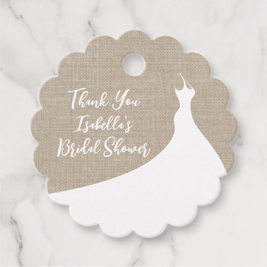 Elegant Vrijgezellenfeest Dank u voor uw overlappi Bedankjes Labels (Voorkant)