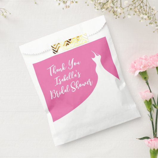 Elegant Vrijgezellenfeest Favor Bag fuchsia Bedankzakje (Gezegeld)