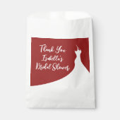 Elegant Vrijgezellenfeest Favor Bag red Bedankzakje (Voorkant)