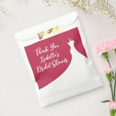 Elegant Vrijgezellenfeest Favor Bag viva magenta Bedankzakje (Gezegeld)