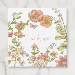 Elegant Vrijgezellenfeest Favor Tags Bedankjes Labels