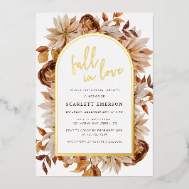 Elegant Vrijgezellenfeest Folie Uitnodiging