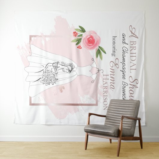 Elegant Vrijgezellenfeest Foto achtergrond / Tapes Wandkleed (In Situ (horizontaal))