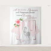 Elegant Vrijgezellenfeest Foto achtergrond / Tapes Wandkleed (Voorkant)