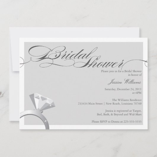 Elegant Vrijgezellenfeest Kaart (Voorkant)