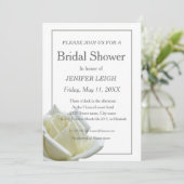 Elegant vrijgezellenfeest kaart (Staand voorkant)