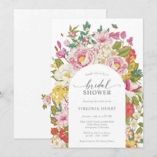 Elegant Vrijgezellenfeest Kaart (Voorkant / Achterkant)