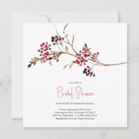 Elegant Vrijgezellenfeest kerstfeest Kaart (Voorkant)