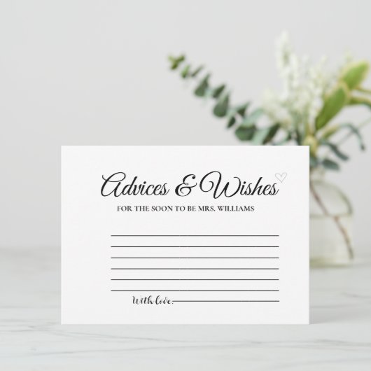 Elegant Vrijgezellenfeest met minimale adviezen en Kaart (Staand voorkant)