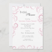 Elegant Vrijgezellenfeest Mode Illustratie Kaart (Achterkant)