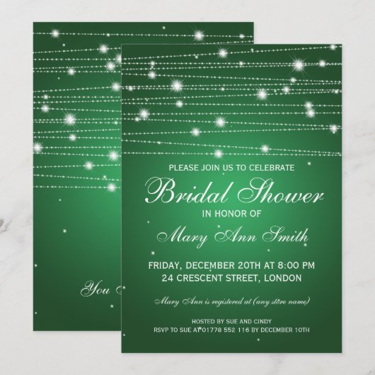 Elegant Vrijgezellenfeest Mousserende lijnen Emera Kaart (Voorkant / Achterkant)