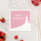 Elegant Vrijgezellenfeest Napkin roze Servet (Insitu)