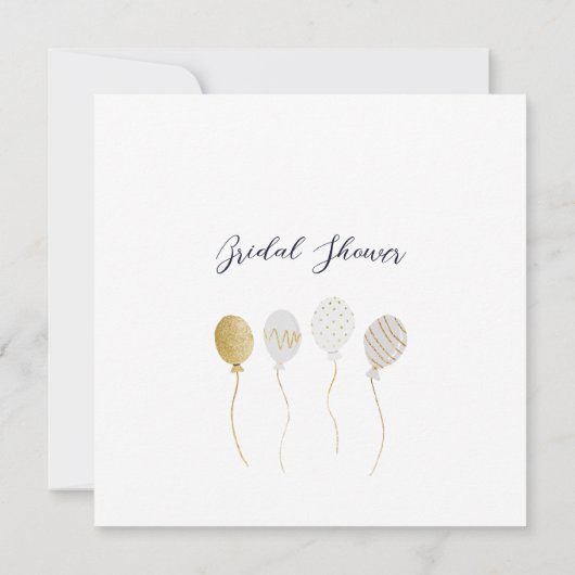 Elegant Vrijgezellenfeest Navy White Kaart (Achterkant)