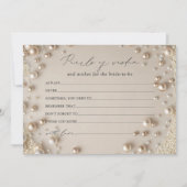 Elegant Vrijgezellenfeest Parels van Wijsheid Kaar Kaart (Voorkant)