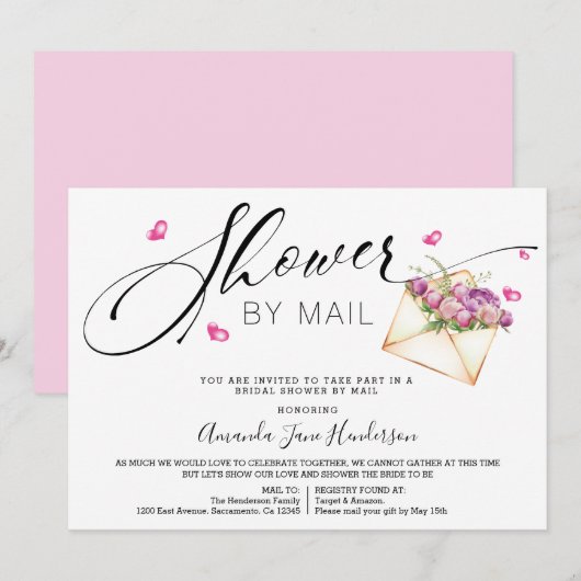 Elegant Vrijgezellenfeest per post Kaart (Voorkant / Achterkant)