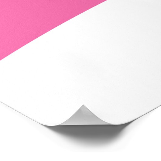 Elegant Vrijgezellenfeest Poster fuchsia (Hoek)