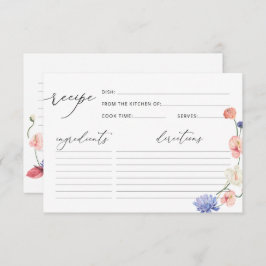 Elegant Vrijgezellenfeest Recipe Kaart