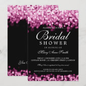 Elegant Vrijgezellenfeest Roze licht Kaart (Voorkant / Achterkant)