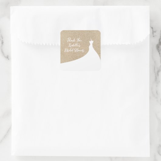 Elegant Vrijgezellenfeest Sticker wit (Tas)