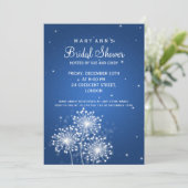 Elegant Vrijgezellenfeest Summer Sparkle Sapphire  Kaart (Staand voorkant)