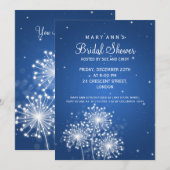 Elegant Vrijgezellenfeest Summer Sparkle Sapphire  Kaart (Voorkant / Achterkant)